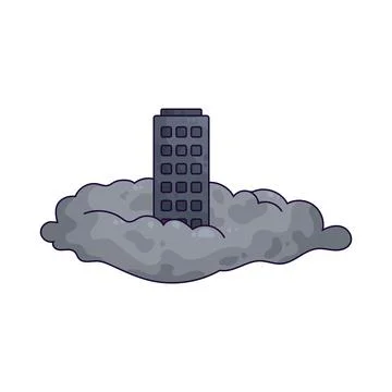 Smog illustration Stock Illustration