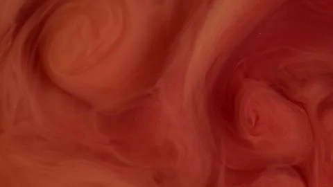 Smog ink flow art liquid acrylic water mix mist Stock Footage 314998415