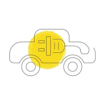 Smog pollution icon Stock Illustration