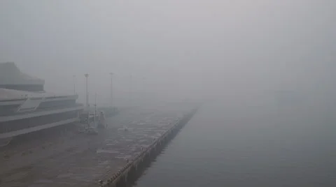 Smog in Tianjin Stock Footage 54705272