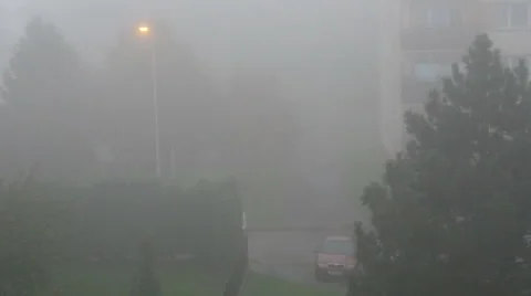 Smog In the Town Video stock 42586607