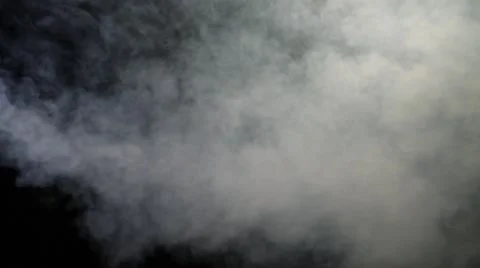 Smoke 009 on black background Stock Footage 50538741