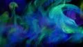Smoke 14 Green Blue HD Footage