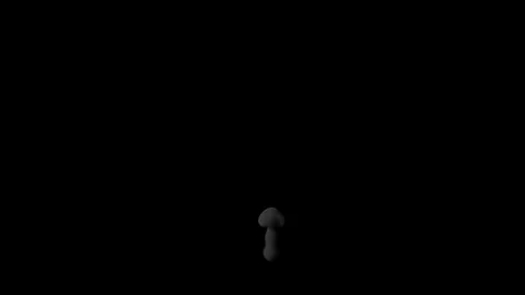 Smoke 20 3D animation simulates Stock Footage 102130050