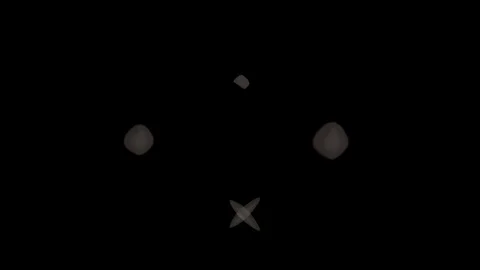 Smoke 22 3D animation simulates Stock Footage 102130058