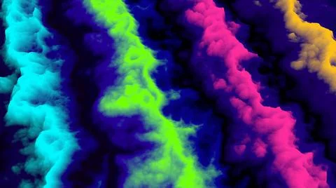 Smoke 3d background. Color explosion. Abstract 3d fog. Fairy. Futuristic. 스톡 일러스트