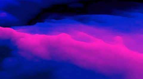 Smoke 3d background. Color explosion. Abstract 3d fog. Fairy. Futuristic. Stock-Illustration