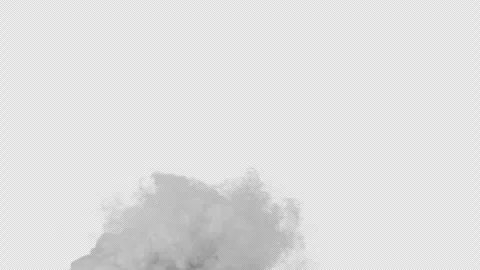 Smoke, 3d rendering, Included in the end of the clip with Alpha matte. Stock Footage 290967893