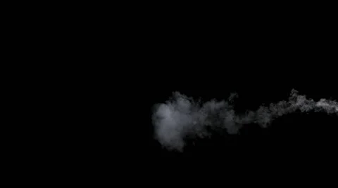 Smoke - 4K - long. Light dense smoke totally disappearing. 120 fps Real shot Stockbeeldmateriaal 62934653