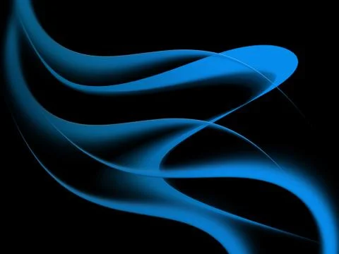 Smoke Abstract Background Stock Illustration