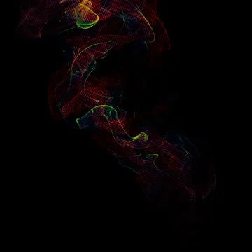 Smoke abstract background, simple illustration Stock Photos
