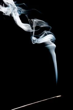Smoke abstract on black background. in Studio Stock Photos