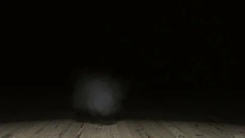 Smoke abstract. Smoke cloud. Smoke on black background in blue light. Smoke Stock Footage 90302751