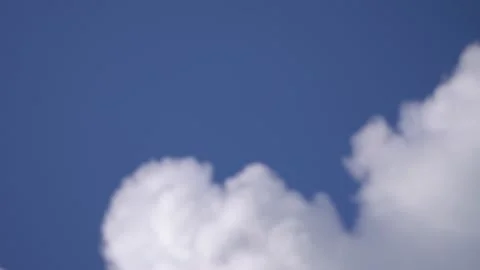 Smoke abstract. Smoke cloud. Smoke on blu background in sun light. Smoke effect Stock Footage 130308104