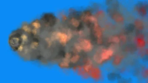Smoke abstract video on a blue background 스톡 동영상 12546560