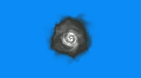 Smoke abstract video on a blue background 스톡 동영상 12546631