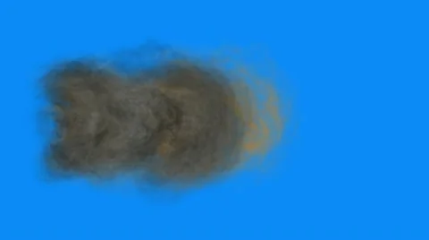 Smoke abstract video on a blue background 스톡 동영상 12546680