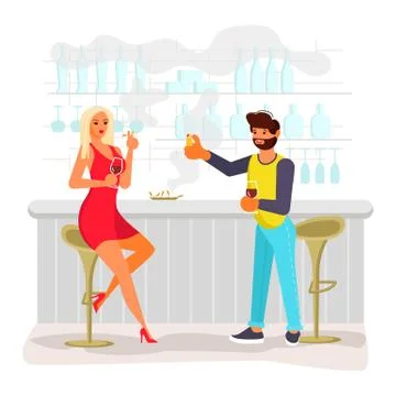 Smoke addiction concept. Stock Illustration