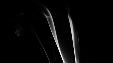 Smoke Alpha Channel Stock Footage 33045391