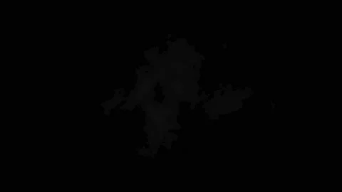 Smoke with alpha mask Stock Footage 203947180