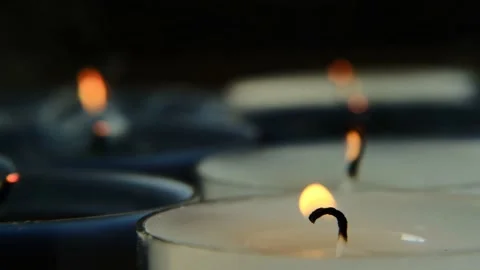 219 Power Outage Candle Stock Video Footage - 4K and HD Video