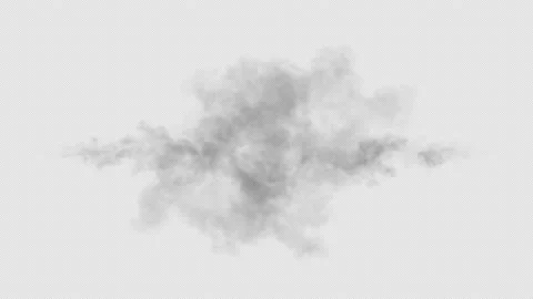 Smoke And explosion Transparent background. Alpha Chanel Stock Footage 237647804