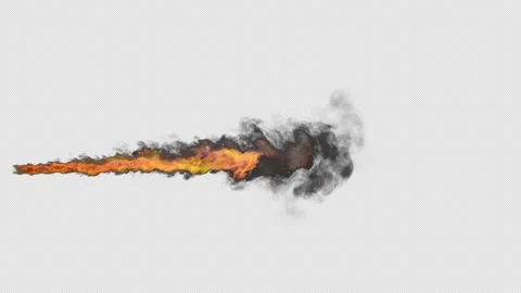 Smoke And explosion Transparent background. Alpha Chanel Stock Footage 237653985