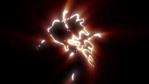 Smoke And Fire Awesome Explosion Energy Effect Stock Footage 112882641