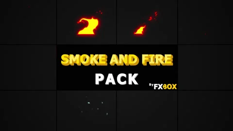 Smoke And Fire Elements Pack Stock Footage 131014705