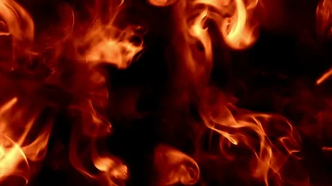 Smoke And Fire Loop Video stock 89517662