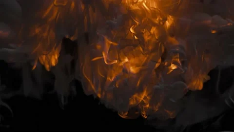 Smoke and Flame transition Vidéo 203947126