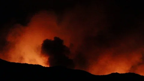 Smoke and flames Stock Footage 109206868
