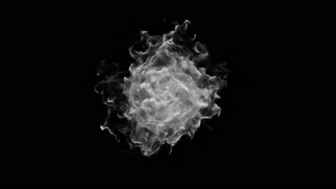 Smoke Animation design on black background. Overlay on background.3D Illustratio Stock Footage 218393787
