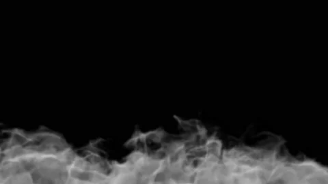 Smoke Animation design on black background. Overlay on background.3D Illustratio Stock Footage 220295329
