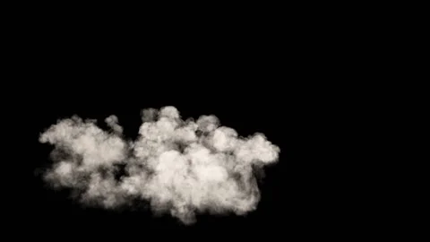 Smoke Animation Effect Alpha Channel Stock Footage 238521059