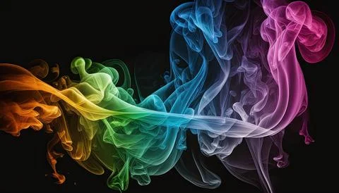 Smoke background, Abstract, Made by AI,Artificial intelligence Illustrazione stock
