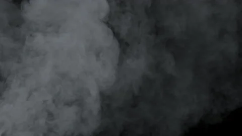 Smoke Background On Black Stock Footage 164998202