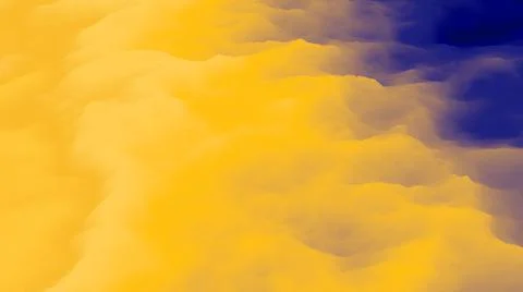 Smoke background. Color explosion. Abstact 3d wallpaper. Futuristic fog. Stock-Illustration