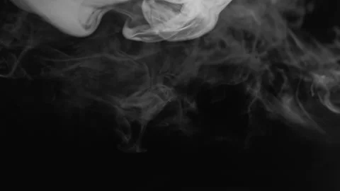 Smoke background explosion smog white fog black Vidéo 134907350