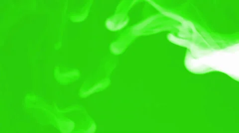 Smoke on backgrounds of chromakey green Stock Footage 34448728