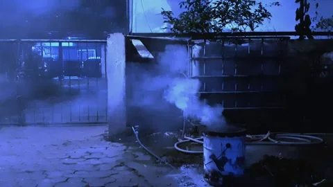 Smoke from Barrel 库存影片 340110081