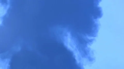 SMOKE BILLOWING INTO SKY Stock Footage 104381267