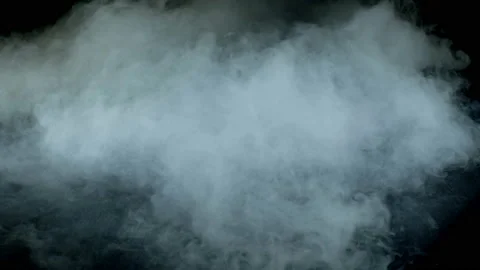 Smoke in Black Area Stock Footage 97147914
