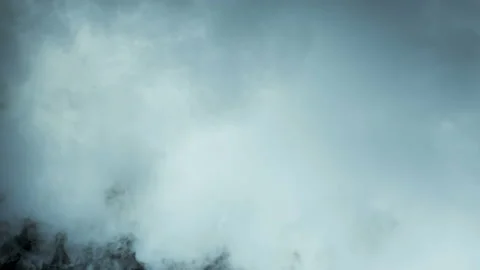 Smoke in Black Area Stock Footage 97150025