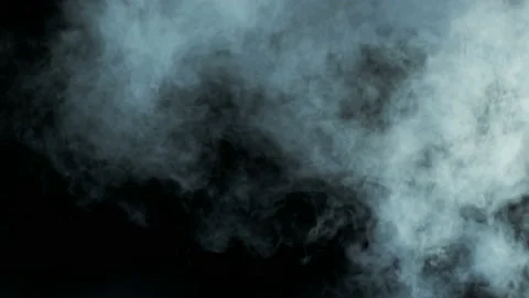 Smoke in Black Area Stock Footage 97150205