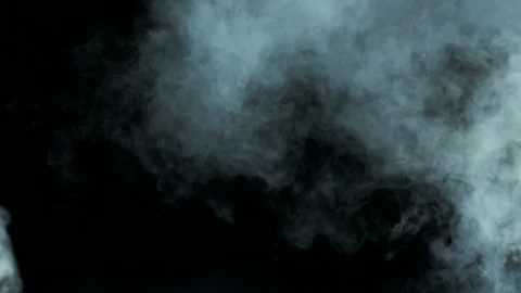 Smoke in Black Area Stock Footage 97150220