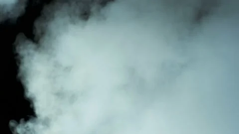 Smoke in Black Area Stock Footage 97150725