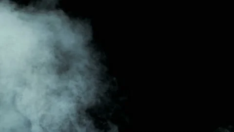 Smoke in Black Area Stock Footage 97150884