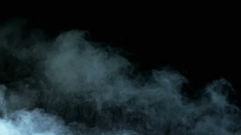 Smoke in Black Area Stock Footage 97153282