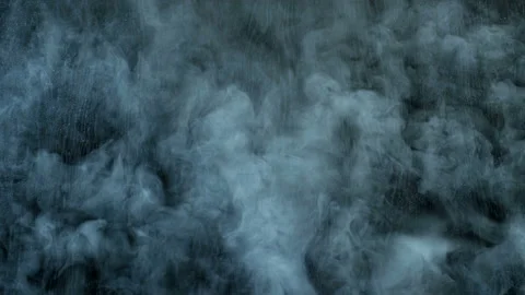 Smoke in Black Area Stock Footage 97154211